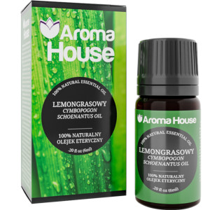 W pełni naturalny zdrowotny olejek eteryczny 6ml Aroma House Lemongrass