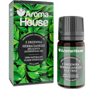 W pełni naturalny zdrowotny olejek eteryczny 6ml Aroma House Drzewko herbaciane